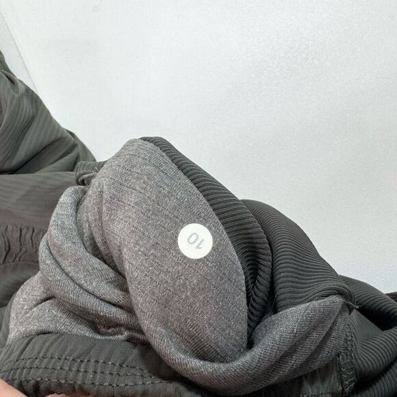 Lululemon Dance Studio Jacket Womens 10 Gray Full Zip Hooded Activewear - Picture 7 of 10